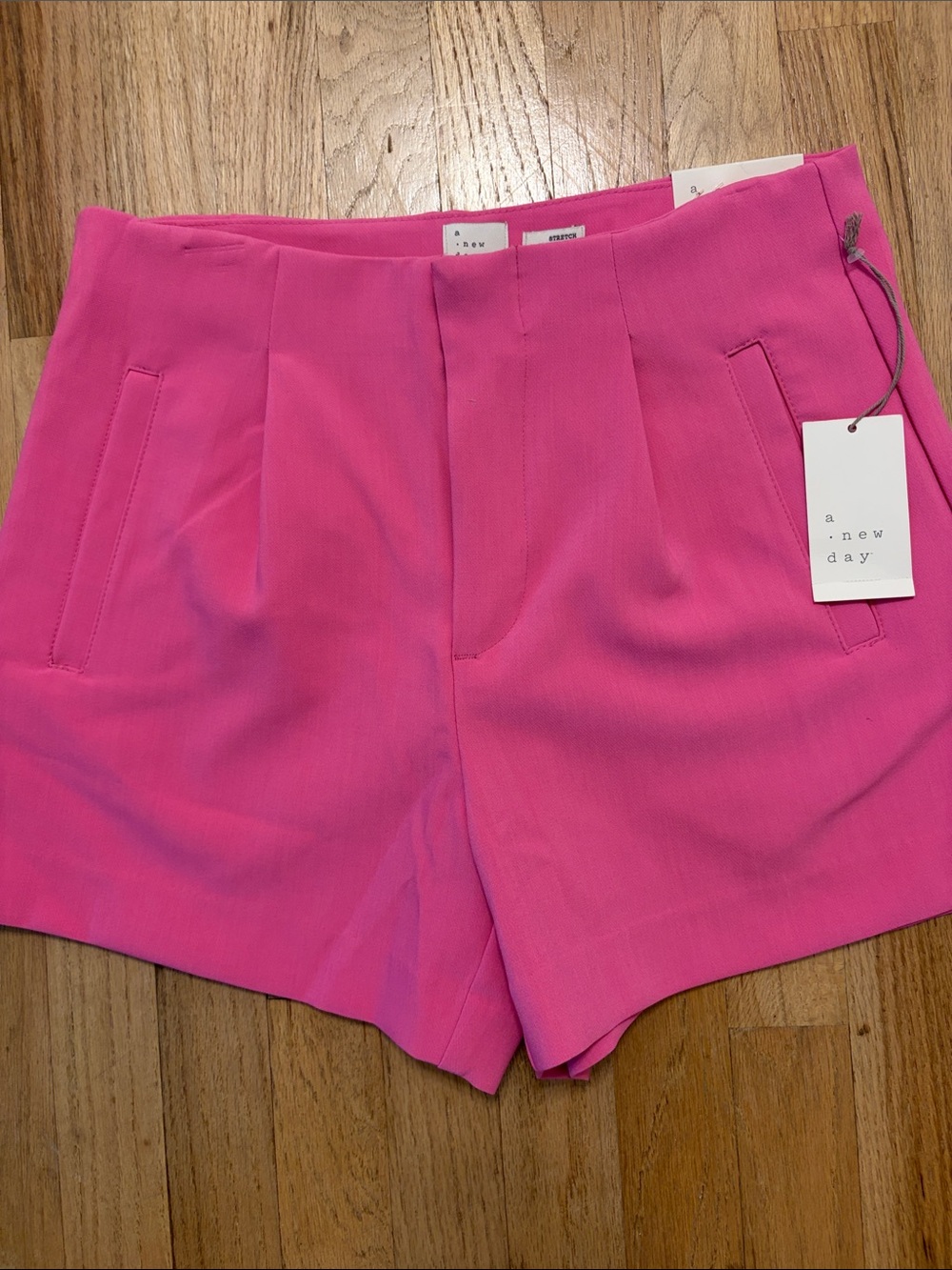 a new day Bright Pink High-Rise Tailored Women's Shorts